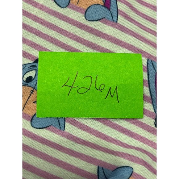 Disney NWT Eeyore Womens Lounge Shorts Purple Pink Striped Sleepwear Size 2X - Picture 8 of 9